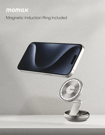 Momax Pac Mount Multi-Use Magnetic Mount | Space Titanium Momax Pac Mount Multi-Use Magnetic Mount | Space Titanium